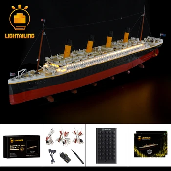 LIGHTAILING Lumină LED-uri Kit pentru 10294 Titanic Blocuri Set (NU se Includ în Model) Cărămizi Jucarii pentru Copii