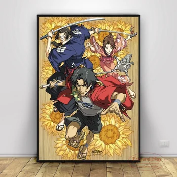 Clasic Samurai Champloo Postere Si Printuri Panza Pictura De Epocă Poster Decorativ Decor Acasă Affiche