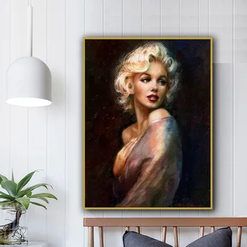 Marilyn Monroe Arta de Perete Poze Panza Pictura Poster și Printuri Pictura Perete Figura Imagini pentru Acasă Decorare Camera de zi